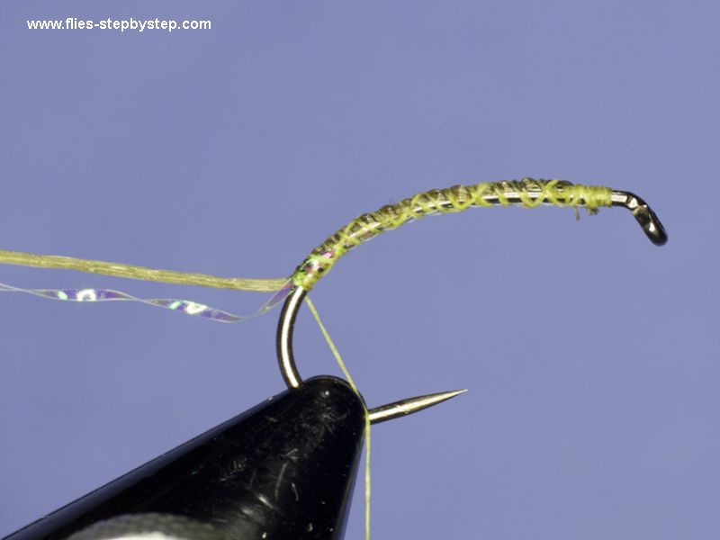 Olive buzzer fly pattern for lake fishing How to tie fly, Fly tying